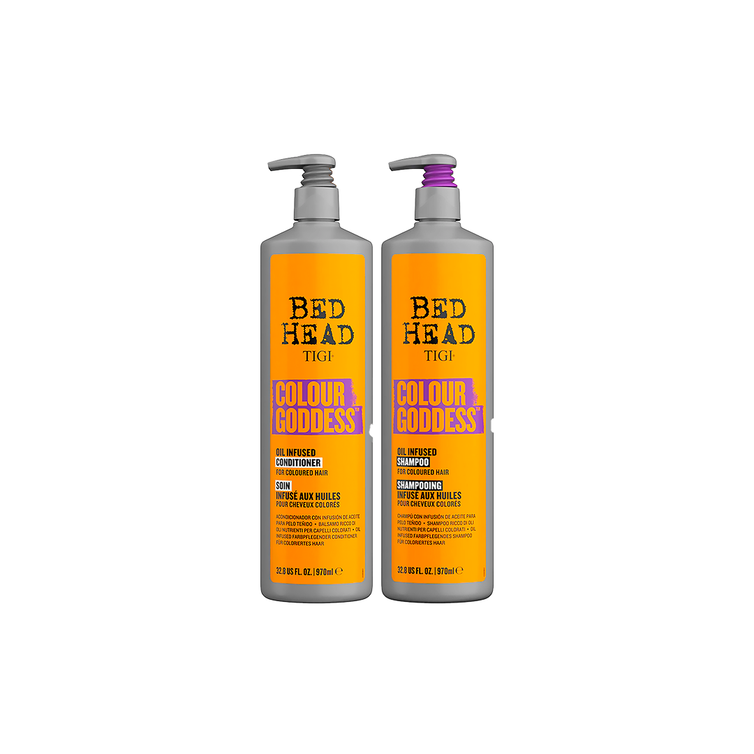 TIGI Bed Head Colour Goddess Shampoo y Acondicionador 970ml