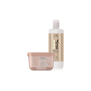 Combo Blondme Schwarzkopf Decolorante 9 tonos 450gr + Agua Oxigenada 1L