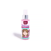 Perfume Capilar Kaba Exitosa de 120ml en botella transparente con etiqueta rosa y spray. Fragancia floral sin alcohol que ayuda a controlar el frizz y aporta brillo. Disponible en Kumulo Cosmetics.