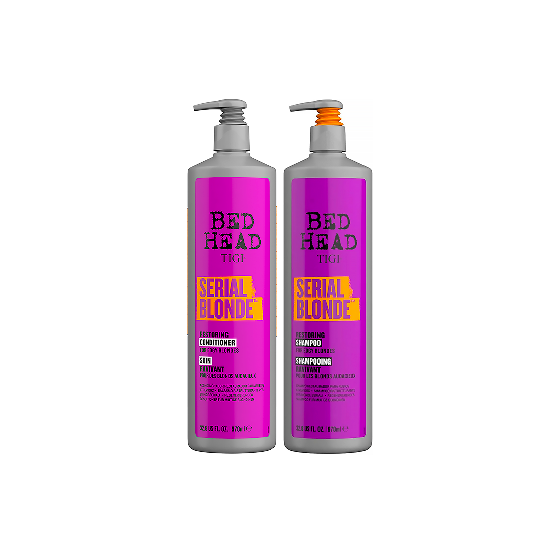 TIGI Bed Head Serial Blonde Shampoo y Acondicionador 970ml